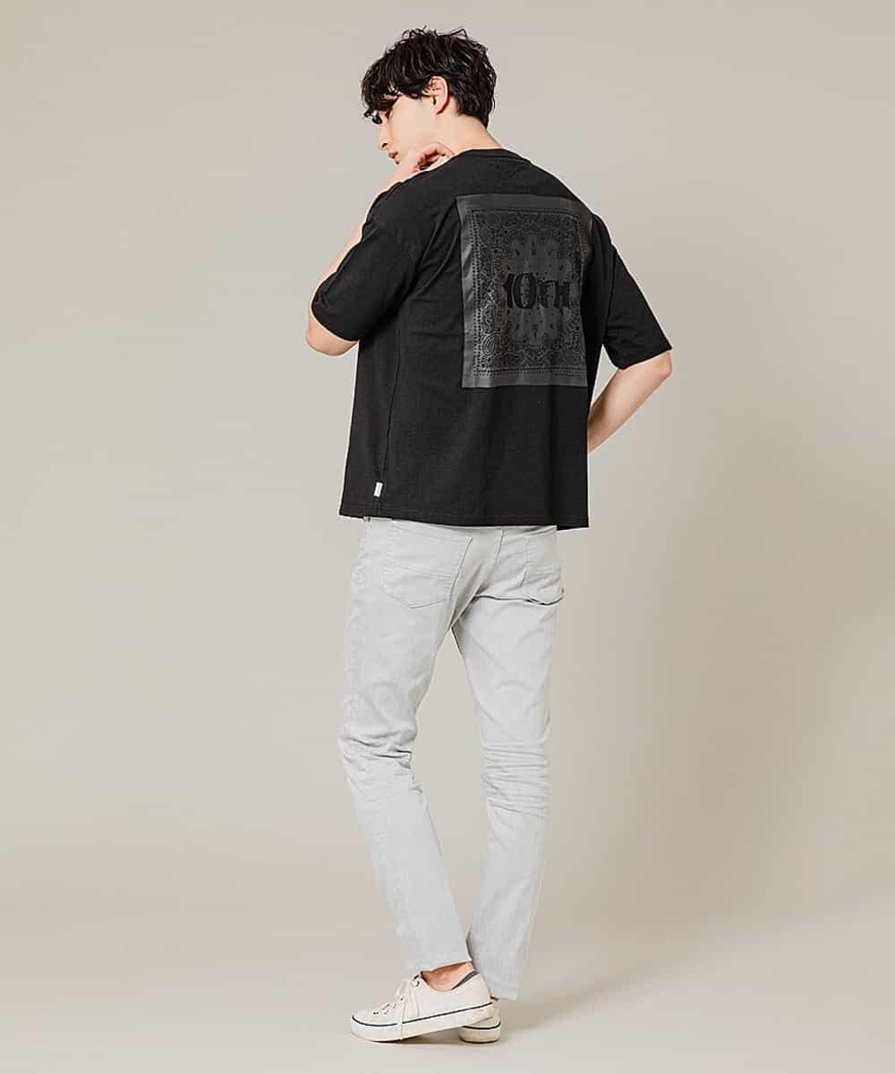MAKGK89054 MK MICHEL KLEIN HOMME(MKミッシェルクランオム) カットソー／スーパーサンクス バンダナ ブラック(94)