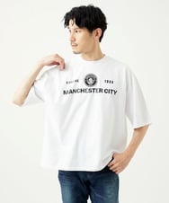 MAKIC41039 MK MICHEL KLEIN HOMME(MKミッシェルクランオム) マンチェスターシティエンブレムTシャツ ホワイト