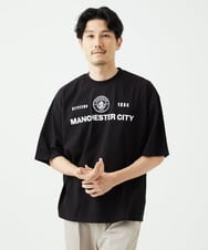 MAKIC41039 MK MICHEL KLEIN HOMME(MKミッシェルクランオム) マンチェスターシティエンブレムTシャツ ブラック