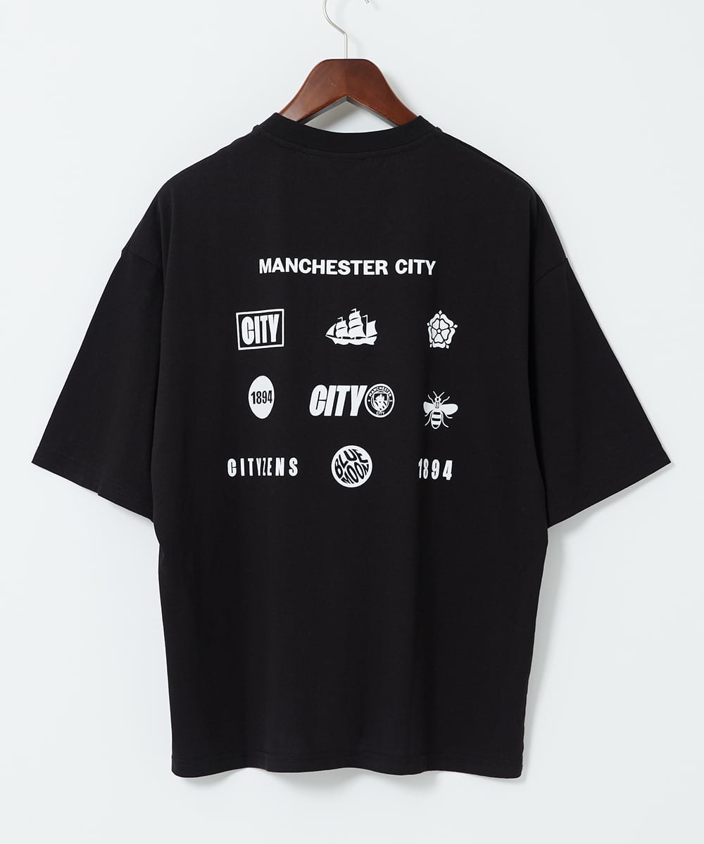 MAKIC42039 MK MICHEL KLEIN HOMME(MKミッシェルクランオム) マンチェスターシティバックプリントTシャツ ブラック