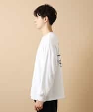 MAKJL80063 MK MICHEL KLEIN HOMME(MKミッシェルクランオム) カットソー／WHITCH WAY BIC　ロング Tシャツ ホワイト