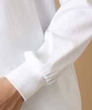 MAKJL80063 MK MICHEL KLEIN HOMME(MKミッシェルクランオム) カットソー／WHITCH WAY BIC　ロング Tシャツ ホワイト