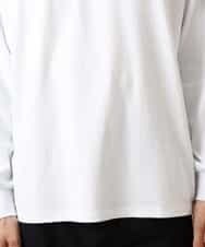 MAKJL80063 MK MICHEL KLEIN HOMME(MKミッシェルクランオム) カットソー／WHITCH WAY BIC　ロング Tシャツ ホワイト