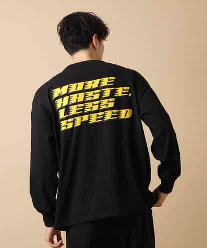 MAKJL81063 MK MICHEL KLEIN HOMME カットソー／MORE HASTE LESS SPEED BIC ロング Tシャツ