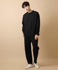 MAKJL81063 MK MICHEL KLEIN HOMME(MKミッシェルクランオム) カットソー／MORE HASTE LESS SPEED BIC ロング Tシャツ ブラック