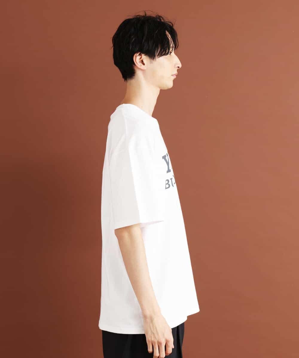 Mk Michel Klein Homme Mkミッシェルクランオム Yale Jemorgan別注 カレッジロゴビックシルェットクルーネック イトキンオンラインストア
