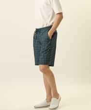 MALGQ13059 MK MICHEL KLEIN HOMME(MKミッシェルクランオム) アソート柄ショートパンツ グリーン