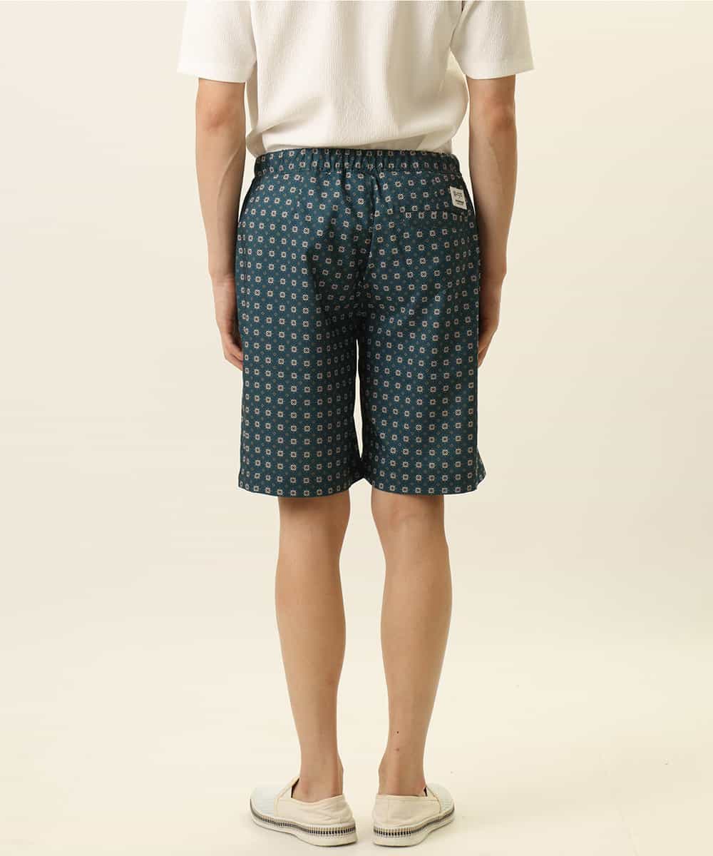MALGQ13059 MK MICHEL KLEIN HOMME(MKミッシェルクランオム) アソート柄ショートパンツ グリーン