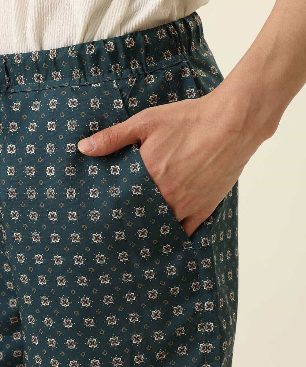 MALGQ13059 MK MICHEL KLEIN HOMME(MKミッシェルクランオム) アソート柄ショートパンツ グリーン