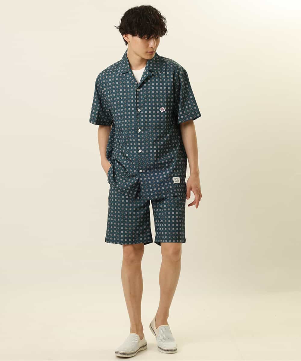 MALGQ13059 MK MICHEL KLEIN HOMME(MKミッシェルクランオム) アソート柄ショートパンツ グリーン