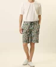 MALGQ13059 MK MICHEL KLEIN HOMME(MKミッシェルクランオム) アソート柄ショートパンツ ゴールド
