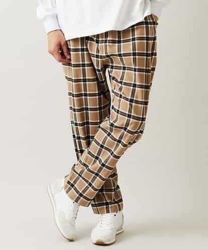 MALJL80127 MK MICHEL KLEIN HOMME パンツ／タックワイド　チェック