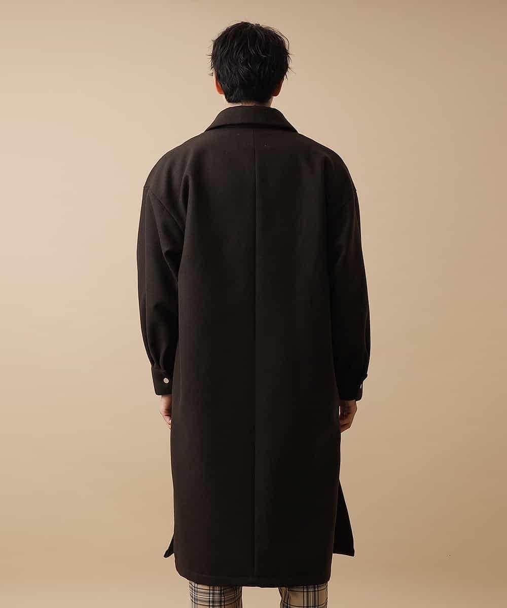 MAUAO88180 MK MICHEL KLEIN HOMME(MKミッシェルクランオム) ロングシャツコート ブラウン