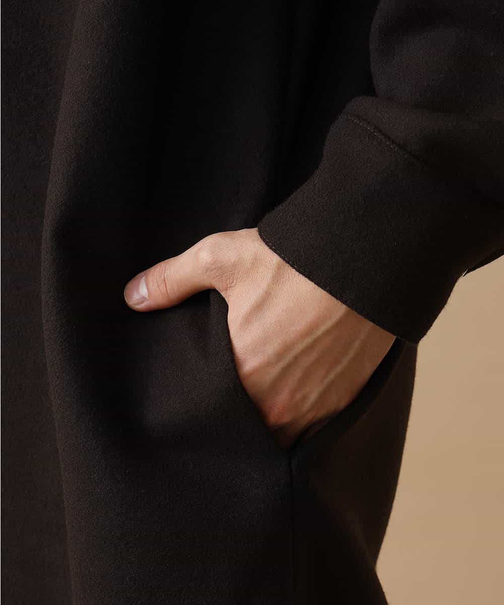 MAUAO88180 MK MICHEL KLEIN HOMME(MKミッシェルクランオム) ロングシャツコート ブラウン