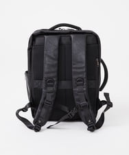 MD5AW56095 MK MICHEL KLEIN HOMME(MKミッシェルクランオム) レザータッチ2WAYリュック ブラック(94)