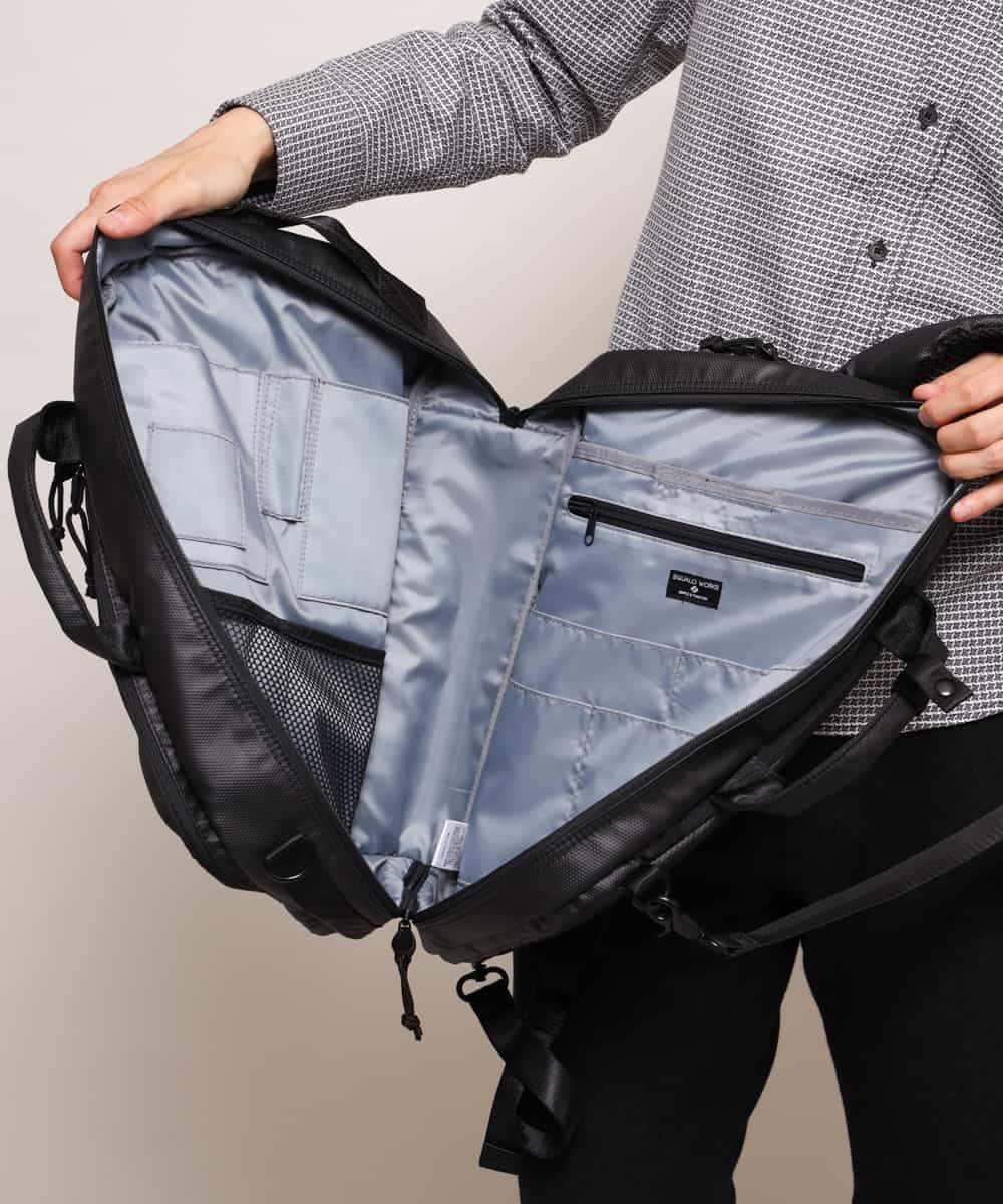 MD5DK20098 MK MICHEL KLEIN HOMME(MKミッシェルクランオム) バッグ／3WAYバックパック ブラック