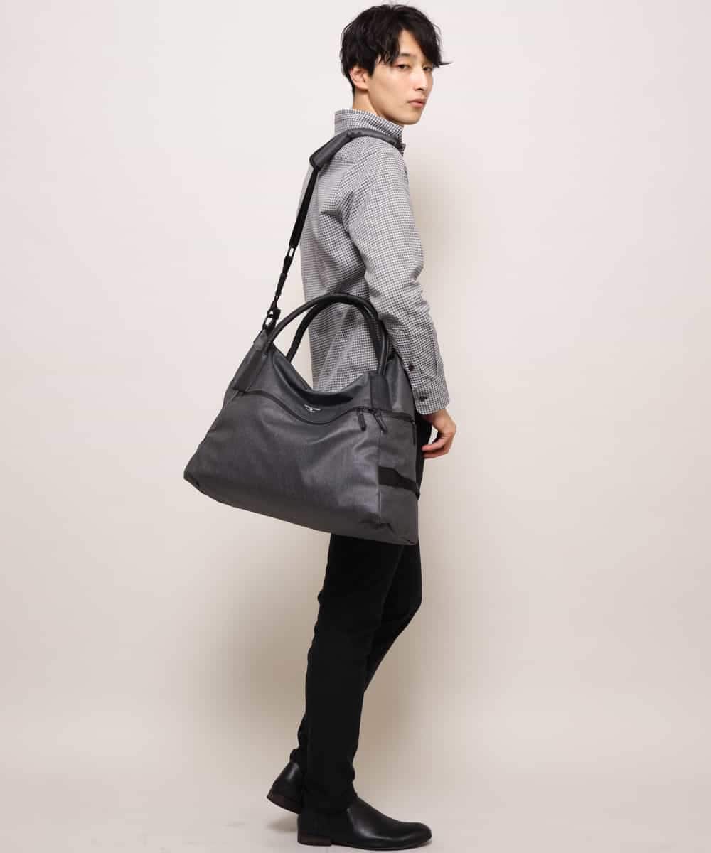 MD5DK21088 MK MICHEL KLEIN HOMME(MKミッシェルクランオム) バッグ／2WAYボストンバッグ グレー