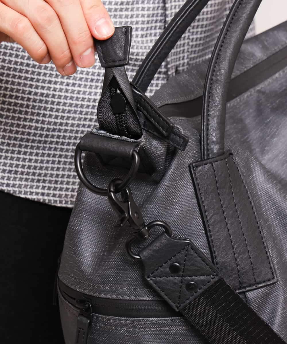 MD5DK21088 MK MICHEL KLEIN HOMME(MKミッシェルクランオム) バッグ／2WAYボストンバッグ グレー