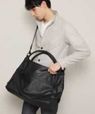 MD5DK21088 MK MICHEL KLEIN HOMME(MKミッシェルクランオム) バッグ／2WAYボストンバッグ ブラック