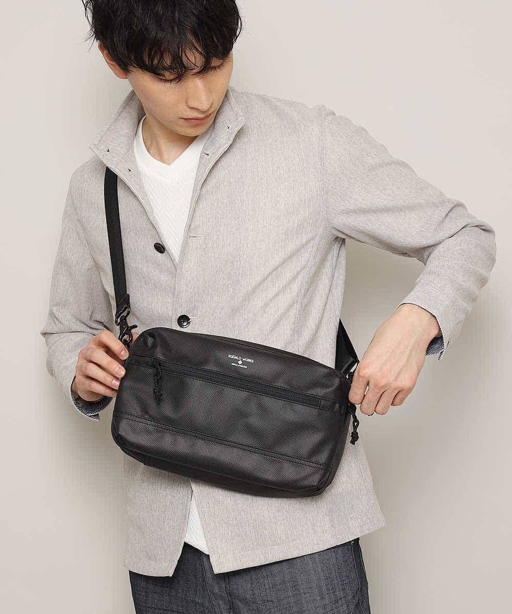 MD5DK22058 MK MICHEL KLEIN HOMME(MKミッシェルクランオム) バッグ／2WAYショルダーバッグ ブラック