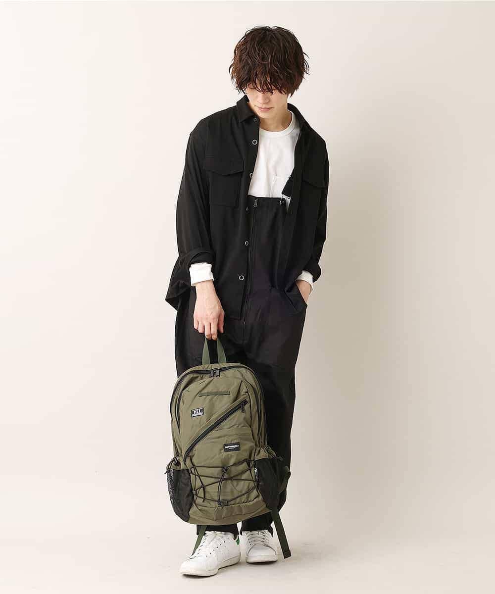 MD5GN01118 MK MICHEL KLEIN HOMME(MKミッシェルクランオム) 【MEI】BACKPACK / リサイクルナイロン カーキ(36)