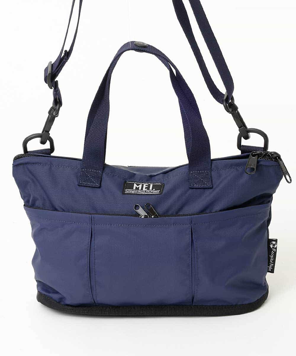 MD5GN03059 MK MICHEL KLEIN HOMME(MKミッシェルクランオム) 【MEI】TOTEBAG / リサイクルナイロン ネイビー(57)