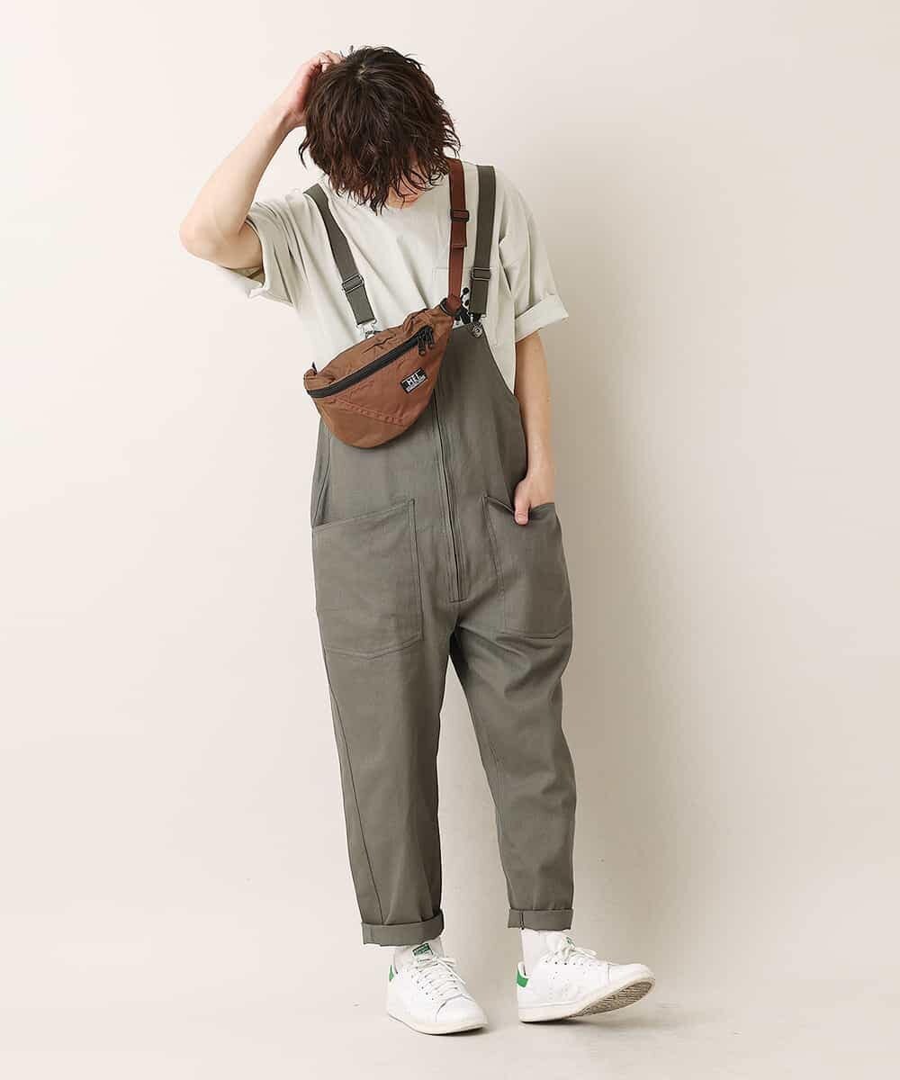 MD5GN04045 MK MICHEL KLEIN HOMME(MKミッシェルクランオム) 【MEI】SHOULDER BAG / リサイクルナイロン ブラウン(87)