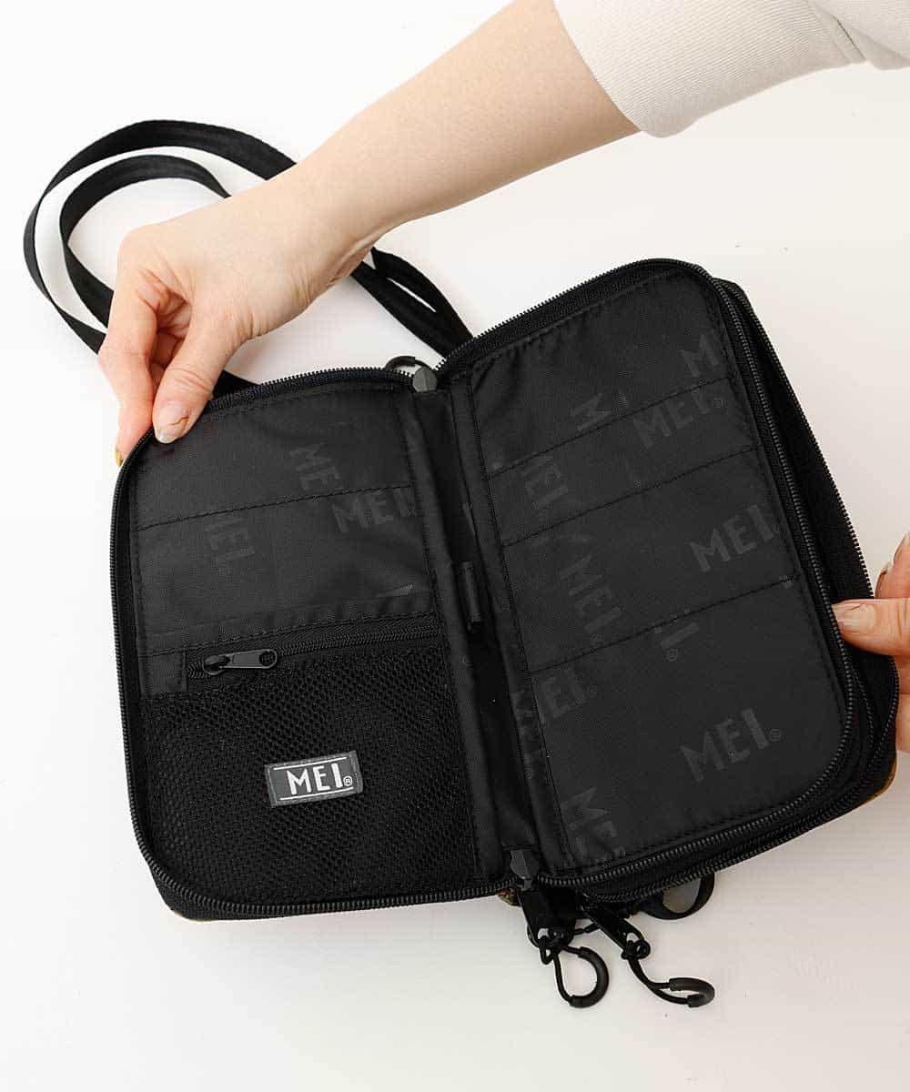 MD5GN06075 MK MICHEL KLEIN HOMME(MKミッシェルクランオム) 【MEI】PASSCASE / リサイクルナイロン ベージュ(83)