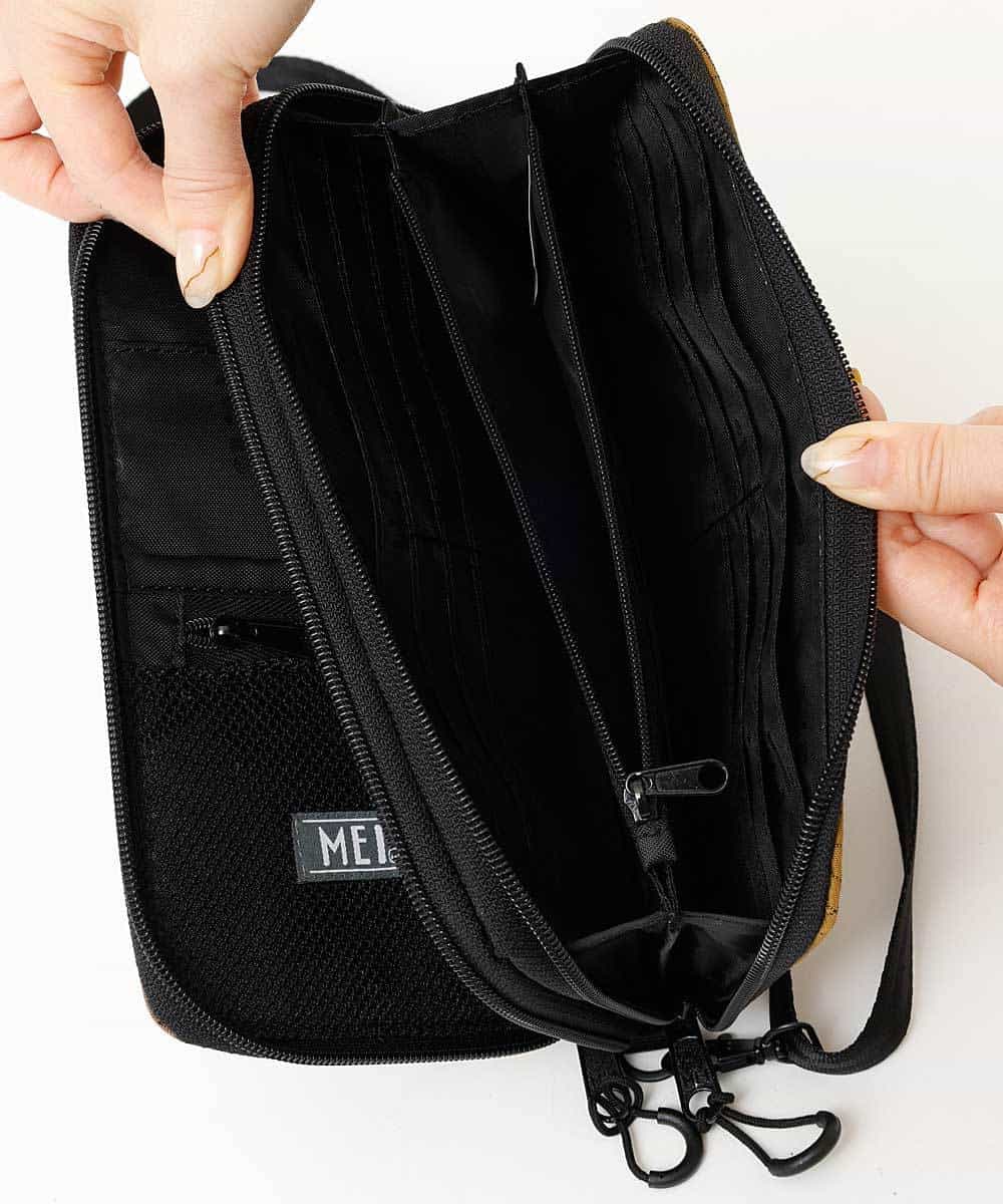 MD5GN06075 MK MICHEL KLEIN HOMME(MKミッシェルクランオム) 【MEI】PASSCASE / リサイクルナイロン ベージュ(83)