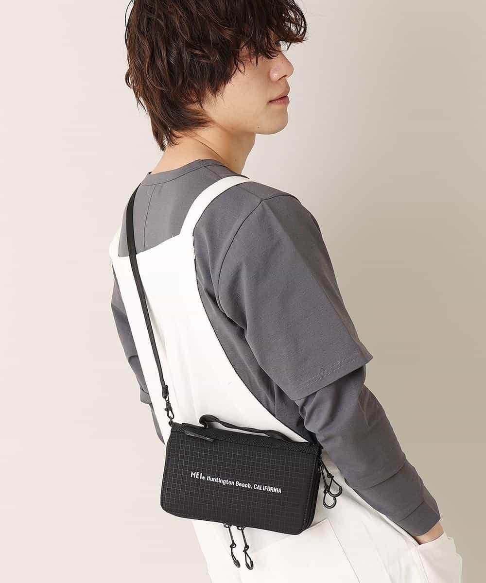 MD5GN06075 MK MICHEL KLEIN HOMME(MKミッシェルクランオム) 【MEI】PASSCASE / リサイクルナイロン ブラック(94)