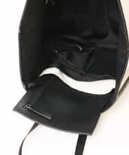 MD5GN30120 MK MICHEL KLEIN HOMME(MKミッシェルクランオム) ボンディングパンチングトートバッグ アイボリー