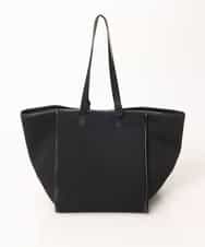 MD5GN30120 MK MICHEL KLEIN HOMME(MKミッシェルクランオム) ボンディングパンチングトートバッグ ブラック