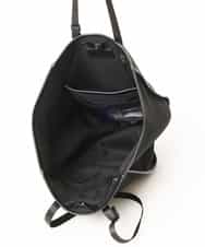 MD5GN30120 MK MICHEL KLEIN HOMME(MKミッシェルクランオム) ボンディングパンチングトートバッグ ブラック