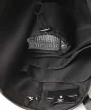 MD5GN30120 MK MICHEL KLEIN HOMME(MKミッシェルクランオム) ボンディングパンチングトートバッグ ブラック