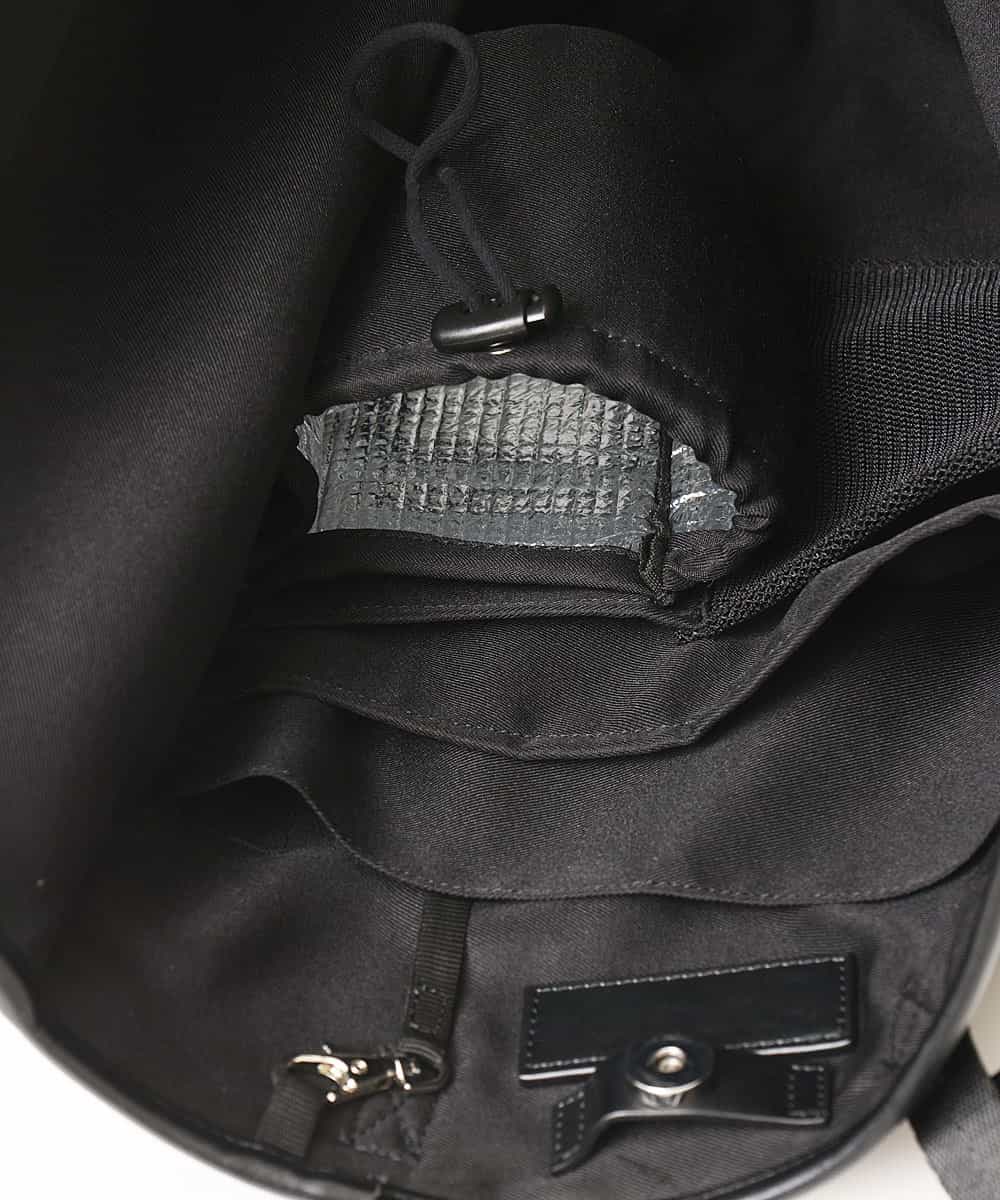 MD5GN30120 MK MICHEL KLEIN HOMME(MKミッシェルクランオム) ボンディングパンチングトートバッグ ブラック