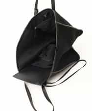 MD5GN30120 MK MICHEL KLEIN HOMME(MKミッシェルクランオム) ボンディングパンチングトートバッグ ブラック