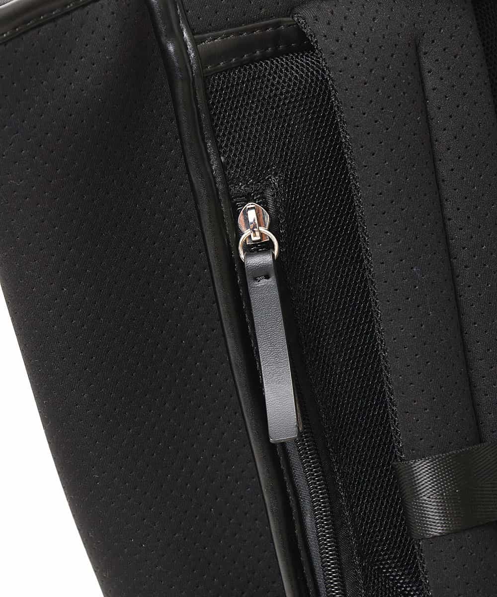 MD5GN32136 MK MICHEL KLEIN HOMME(MKミッシェルクランオム) ボンディングパンチングリュック ブラック