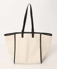 MD5GN33120 MK MICHEL KLEIN HOMME(MKミッシェルクランオム) キャンバストートバッグ アイボリー