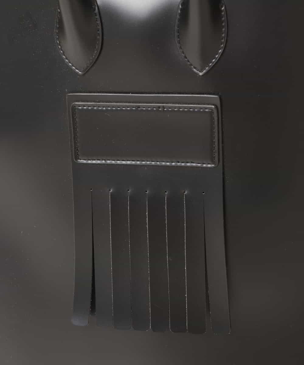 MD5GN34075 MK MICHEL KLEIN HOMME(MKミッシェルクランオム) スクエアフリンジバッグ ブラック