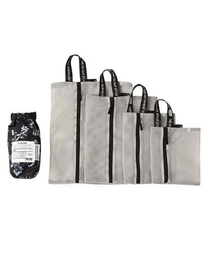 MK MICHEL KLEIN HOMME(MK ミッシェルクランオム) パッカブルポーチセット ゴールド/金