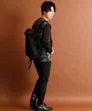 MD5JN56110 MK MICHEL KLEIN HOMME(MKミッシェルクランオム) 多機能バックパック ブラック