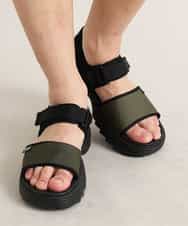 MD6GO11045 MK MICHEL KLEIN HOMME(MKミッシェルクランオム) 【MEI メイ】Men’s Xpac SANDAL リサイクル ナイロン テープ サンダル 厚底 シャークソール カーキ