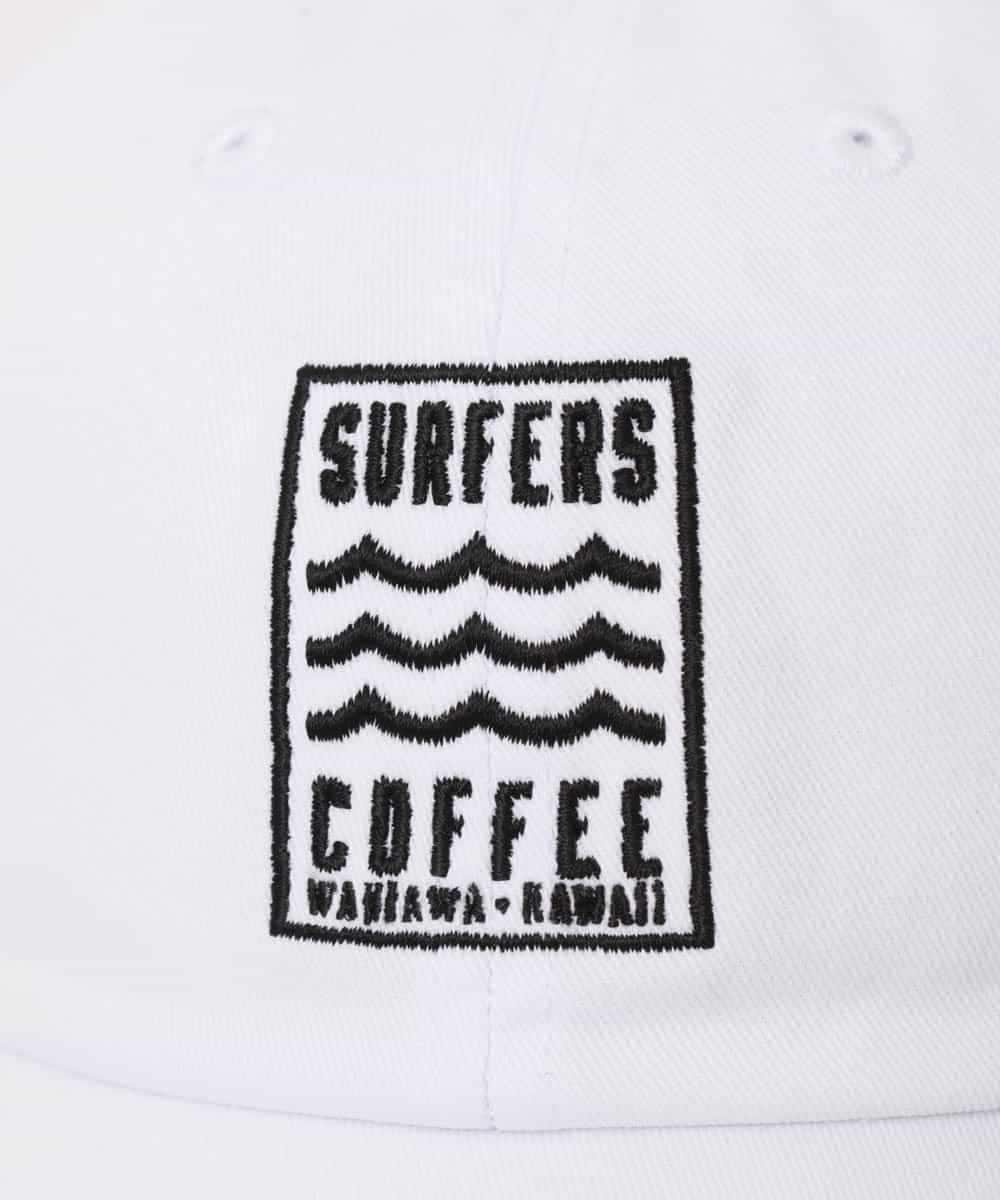 MD7GO40034 MK MICHEL KLEIN HOMME(MKミッシェルクランオム) 《SURFERS COFFEE》ベースボールキャップ ホワイト