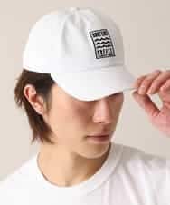 MD7GO40034 MK MICHEL KLEIN HOMME(MKミッシェルクランオム) 《SURFERS COFFEE》ベースボールキャップ ホワイト