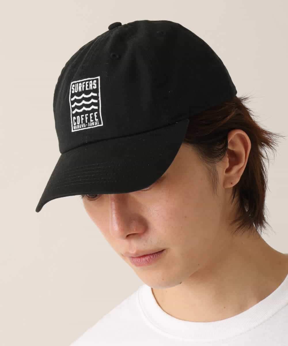 MD7GO40034 MK MICHEL KLEIN HOMME(MKミッシェルクランオム) 《SURFERS COFFEE》ベースボールキャップ ブラック