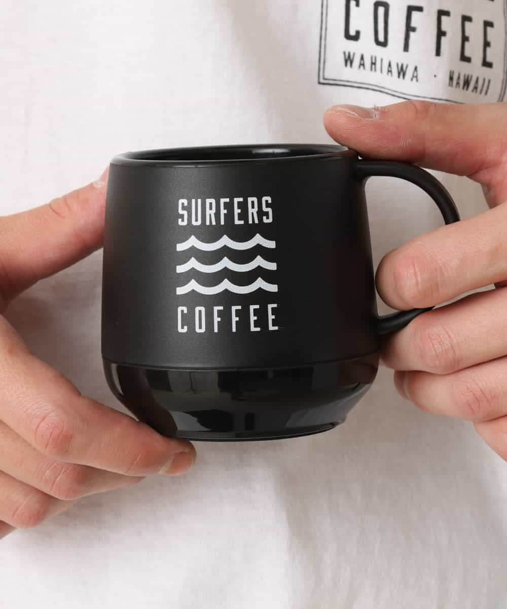 MDYGO72018 MK MICHEL KLEIN HOMME(MKミッシェルクランオム)  《SURFERS COFFEE》サーモプラスチックマグ ブラック