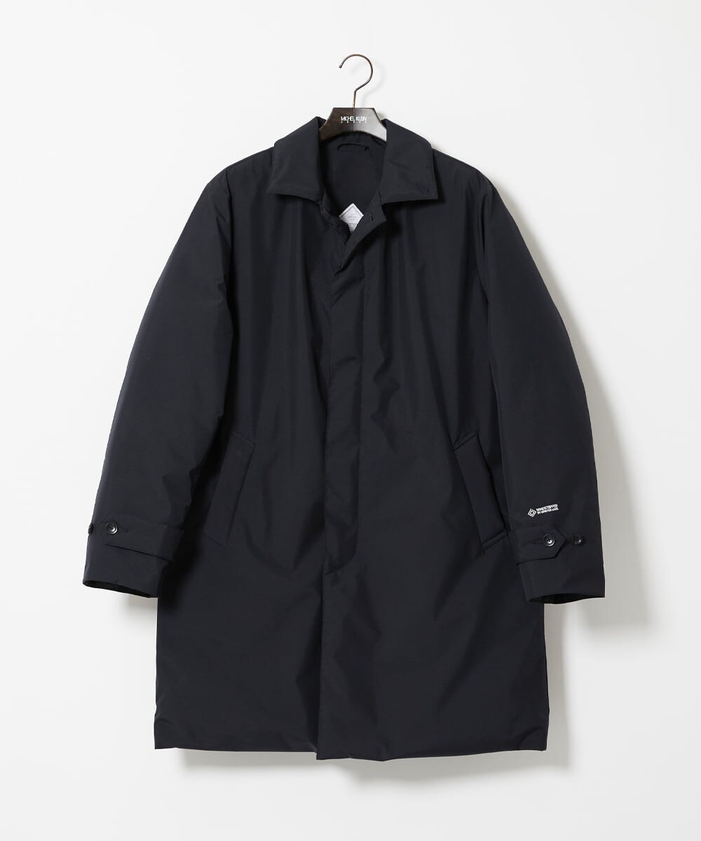 MIUAG90590 MICHEL KLEIN HOMME(ミッシェルクラン オム) 【別注】+Phenix　ステンカラーダウンコート ブラック