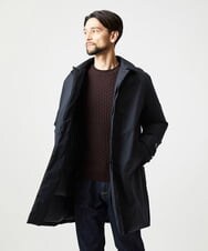 MIUAG90590 MICHEL KLEIN HOMME(ミッシェルクラン オム) 【別注】+Phenix　ステンカラーダウンコート ブラック