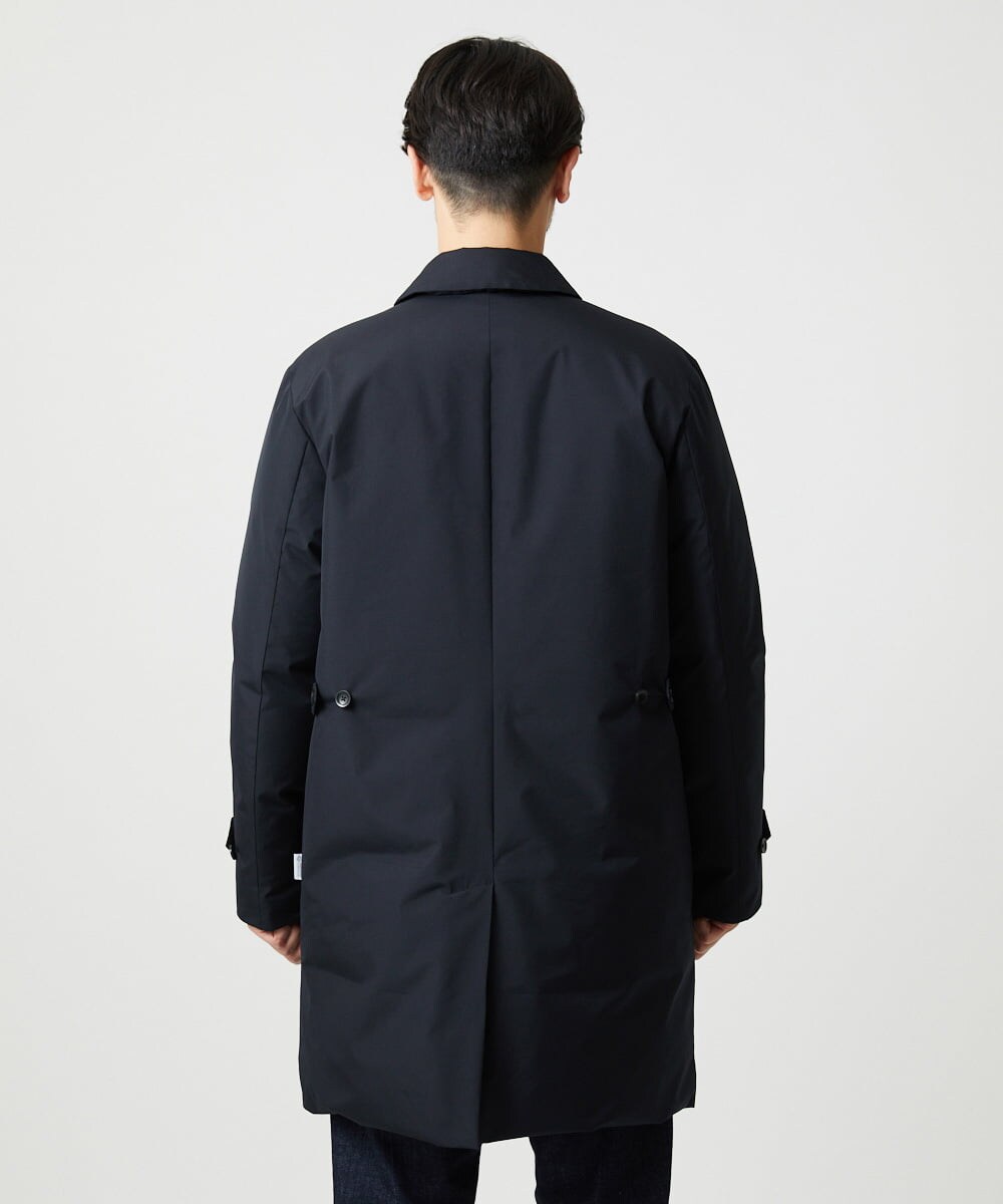 MIUAG90590 MICHEL KLEIN HOMME(ミッシェルクラン オム) 【別注】+Phenix　ステンカラーダウンコート ブラック