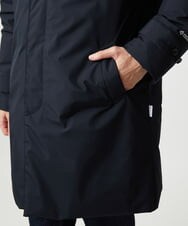 MIUAG90590 MICHEL KLEIN HOMME(ミッシェルクラン オム) 【別注】+Phenix　ステンカラーダウンコート ブラック